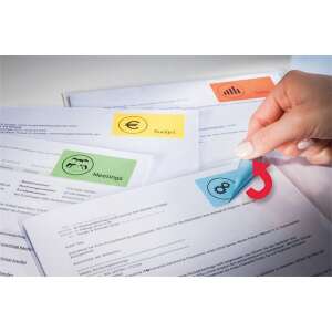 Avery Zweckform Removable Color Labels, red, used for color coding - Office paper product