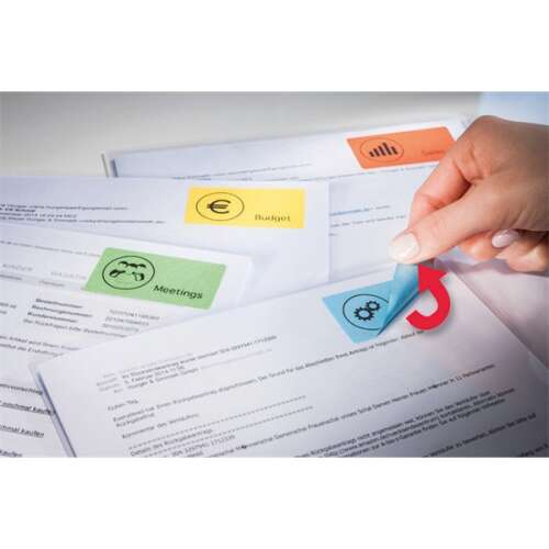 Avery Zweckform Removable Color Labels, red, used for color coding