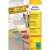Label sticker, 45,7 x21,2mm, universal retractable, 48 labels/sheet, 20 sheets/box, Avery green 79102780