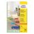 Avery Zweckform L6041-20 removable yellow labels packaging