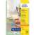 Avery Zweckform L6041-20 yellow removable color labels, 48 labels per sheet, 20 sheets per pack, 45.7 x 21.2 mm