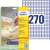 Avery Removable Multipurpose Labels 17.8x10mm packaging and label sheet