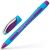 Schneider Slider Memo XB purple ink ballpoint pen with cap, angled view