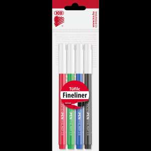 ICO: stilou cu cerneală, set 4 ace de pâslă 0,5mm 78742885 - Papetărie