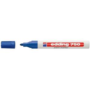 Edding 750 festőtoll, kék, 2-4 mm kerek hegyű - Lakkmarker