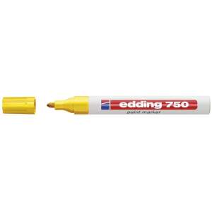 Edding 750 festőtoll, sárga, 2-4 mm kerek hegyű - Lakkmarker