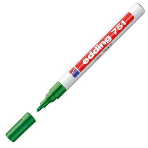 Edding 751 green paint marker, 1-2mm chisel tip