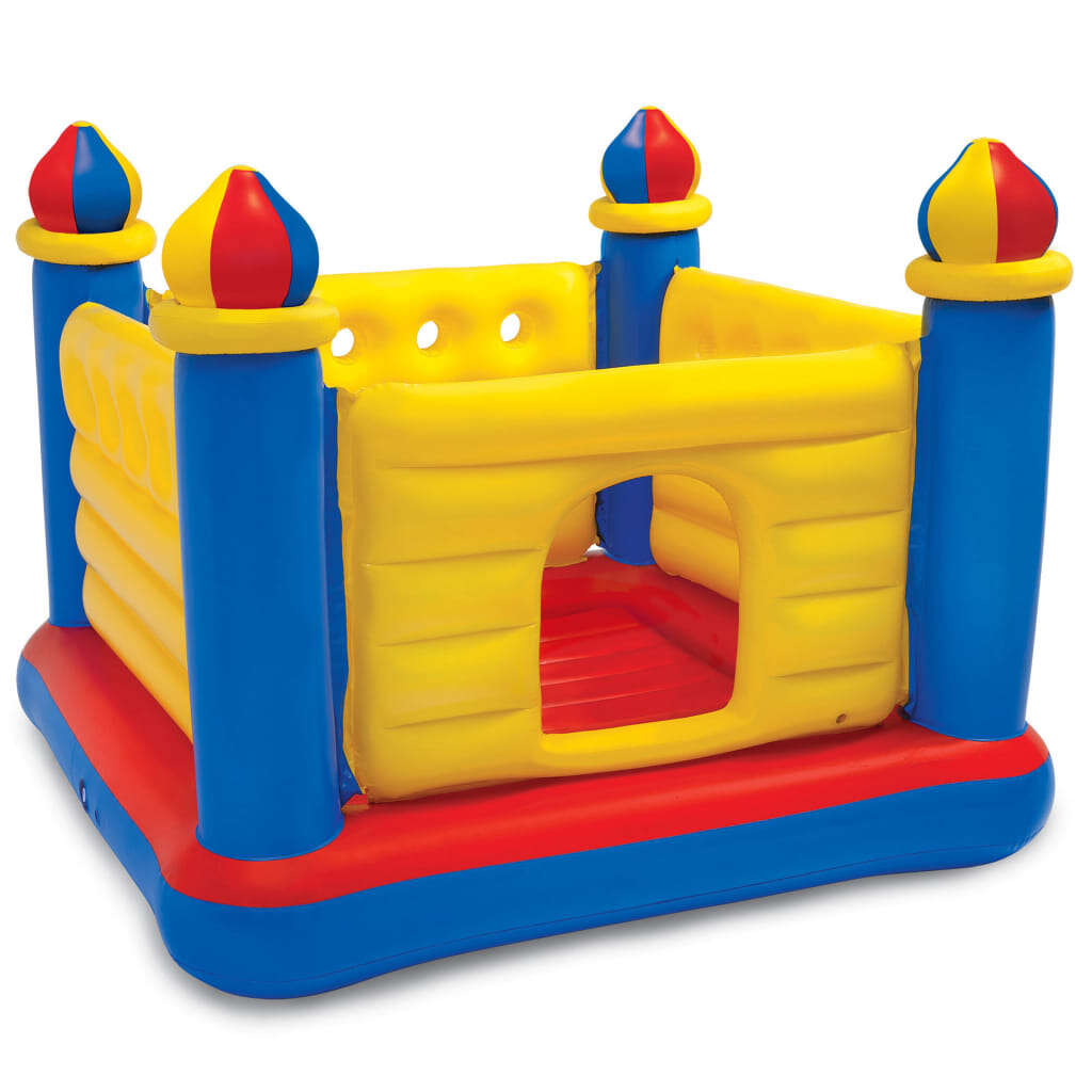 E-shop Nafukovacia trampolína Intex - hrad 175x175x135cm (48259NP) - žltá