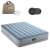 Intex inflatable mattress with built-in electric pump, carrying bag and instructions