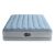 Intex inflatable air mattress, double size, grey, front view