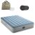 Intex Queen Size Air Mattress with Built-in Pump and Carry Bag