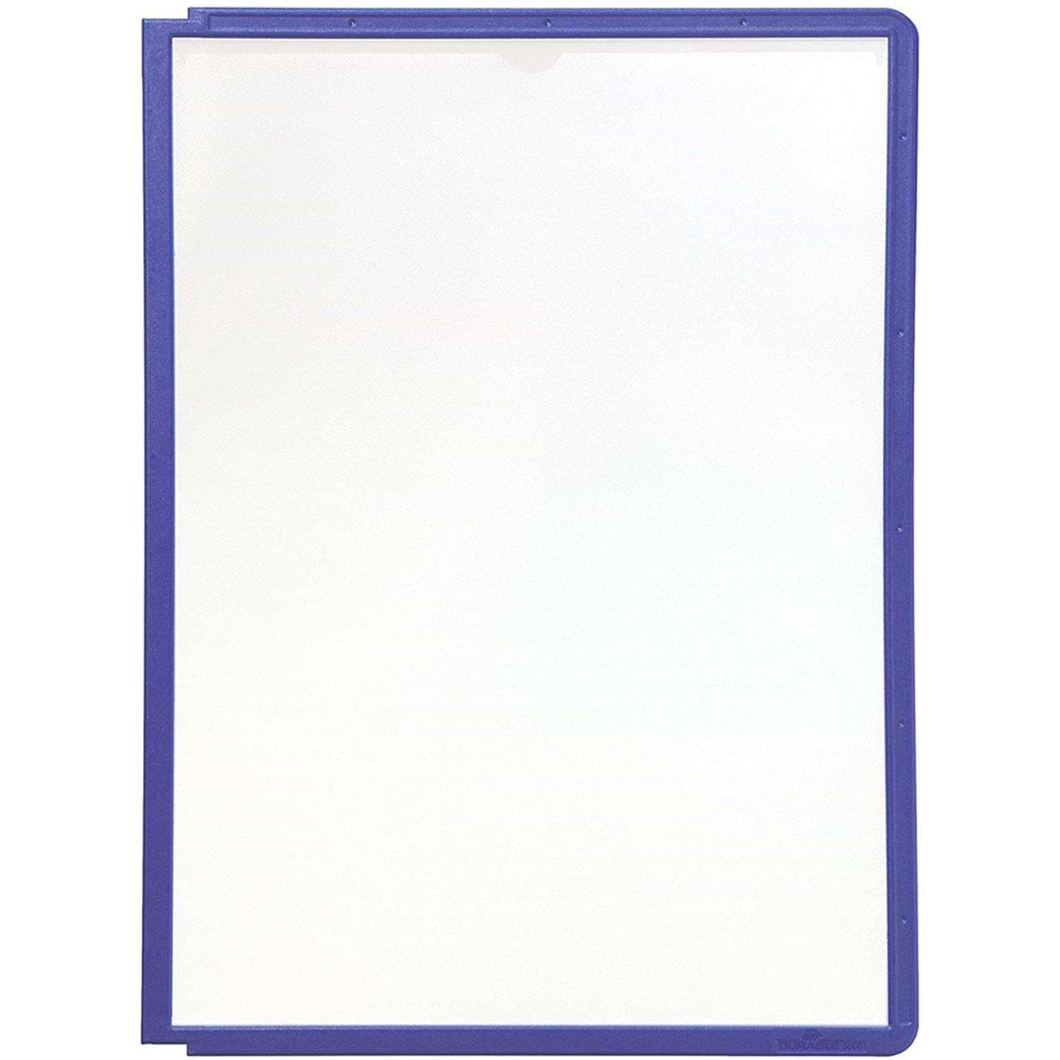 Präsentationstafel, A4, 5 Stück/Packung, Durable Sherpa lila