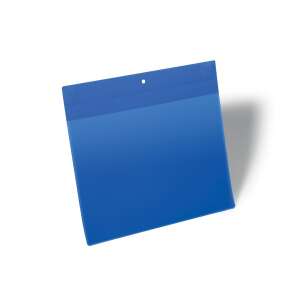 Mágneses dokumentum tároló zseb A4, fekvő, 10 db/csomag, Durable Neodym kék 78742996 