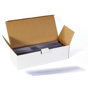 Bluering® 4mm átlátszó iratkapocs, 100 db-os csomag - Iratrendezés