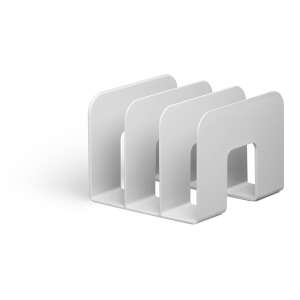 Gray Durable Eco magazine holder, 3 compartments, for brochures, catalogs, magazines - Durable