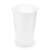 White plastic cup, 3dl, disposable, single use