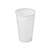 White plastic cup, 3dl, disposable, single use