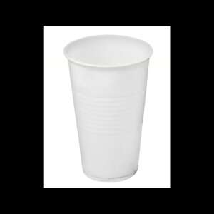 Weißer Plastikbecher, 3dl, Einweg, Einmalgebrauch - Einwegbecher