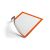 Informačný rám A4, 5 ks/balenie, odolný Duraframe® Magnetic orange 78742905