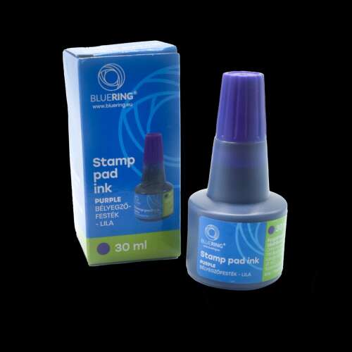 Bluering® 30ml lila bélyegzőfesték üveg