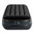Intex Twin Pillow Rest Raised Luftmatratze, schwarz, Vorderansicht mit eingebauter Elektropumpe