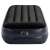 Intex Twin Pillow Rest Raised Luftmatratze, schwarz, Vorderansicht mit eingebauter Elektropumpe