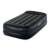 Intex Twin Pillow Rest Raised Air Mattress, black, 3/4 view