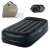 Intex Twin Pillow Rest Raised Air Mattress, black, with built-in electric pump, carrying bag and repair patch