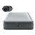 Intex gray inflatable air mattress with built-in electric pump