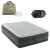 Intex inflatable air mattress set with pump and carry bag