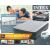 Intex inflatable air mattress with built-in pump, double size, gray, 203x152x46cm, for camping and home use