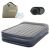 Intex Queen Deluxe Pillow Rest Air Mattress with pump and carrying bag