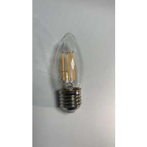 Filament gyertya LED izzó E27, 4W, 220-240V, meleg fehér 2700K 49190159 
