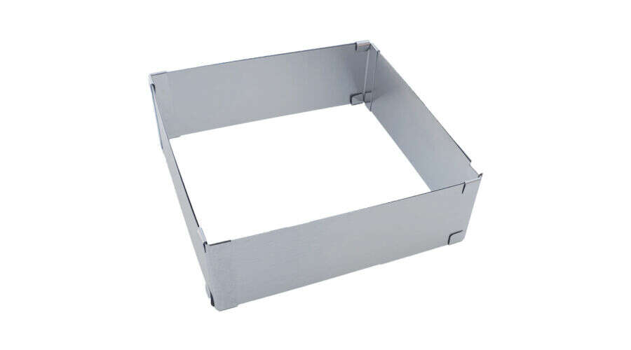 Rozsdamentes Acél Tortakeret - Állítható - 10-18 cm