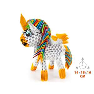 Alexander 3D origami unicorn kit, 656 pieces, 8+ years, folded unicorn - ALEXANDER