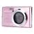 AgfaPhoto Compact DC5200 digital camera, pink, front view, 21 megapixels, 8x digital zoom