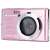 AgfaPhoto Compact DC5200 digital camera, pink, front view, 21 megapixels, 8x digital zoom