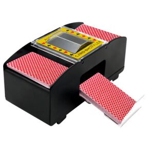 Automata kártyakeverő 2 paklihoz, elektromos póker kártyakeverő gép - Kártyakeverő gép