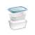 4FOOD 2.0L Freezer Storage Container with Basket, disassembled
