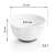 Tescoma PRESTO strainer bowl with lid, white, 2.5L, dimensions