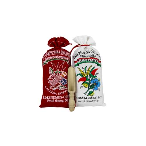 Kalocsai Paprika, 2x50g, sweet and hot paprika, Hungarian spice, traditional packaging