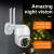 Wifi PTZ Security Camera A16, 2MP HD, 360° Panoramic View, Night Vision, Weatherproof, 16 LED Lights