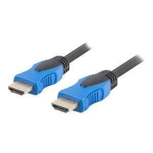 Lanberg HDMI Kábel 0.5m, Nagy Sebességű HDMI Ethernet-tel, Fekete - HDMI kábel