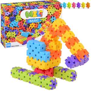 MELI Basic 300 piece waffle blocks set, colorful construction toy for kids - Plastic Building Toy