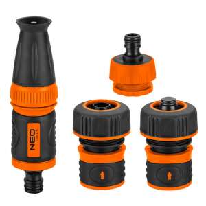 Neo Zestaw 3/4" ze zraszaczem prostym, złaczkami i przyłaczem do kranu 15-711 49238639 - Nawadnianie