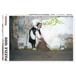 Banksys Maid, ein Street-Art-Werk, als 1000-teiliges Puzzle von Piatnik - Puzzle
