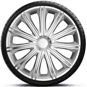 17 Zoll silberne Argo Nero Radkappen-Set, 4 Stück - Fahrzeuge & Ersatzteile