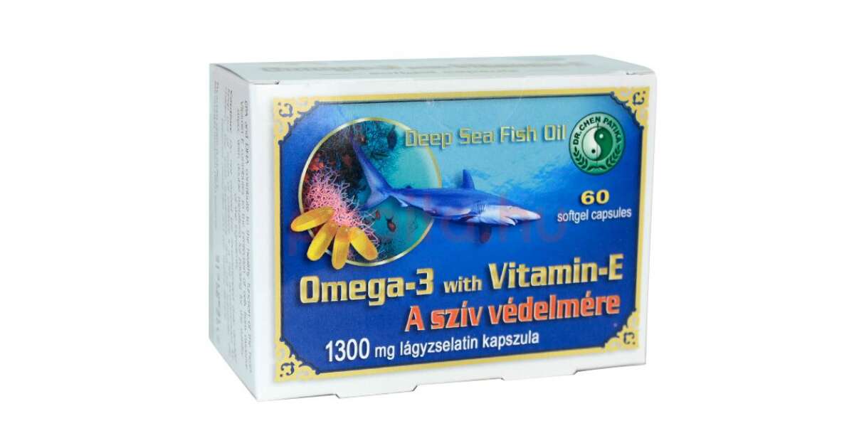 DR.CHEN OMEGA3 KAPSZULA EVITAMINNAL 60DB Pepita.hu