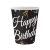 B&C Happy Birthday Paper Cups 6 pcs 250ml 50302013