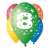 Happy Birthday 8 Star Balloons, 5 pack, 12 inch (30cm), Gemar